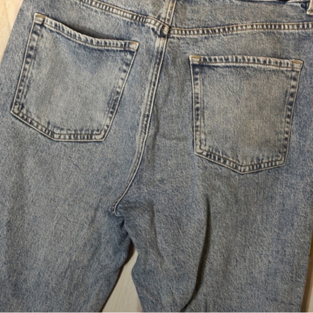 Vintage Garage Jeans Size 29 Mom 80s Retro Baggy Loose Fit Lightwash Casual Boho